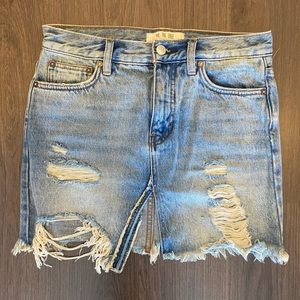 We the Free, Free People Denim Skirt